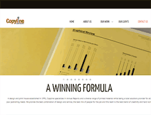 Tablet Screenshot of copyline.com