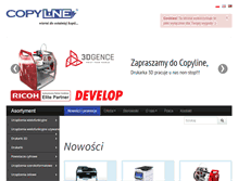 Tablet Screenshot of copyline.pl